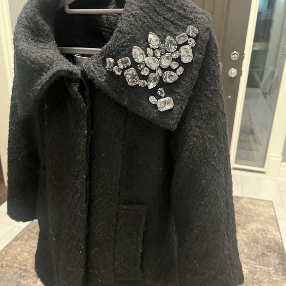 Urban 💎Behaviour 💎black bejewelled winter 💎 dressy jacket size small💎 - Picture 3 of 17